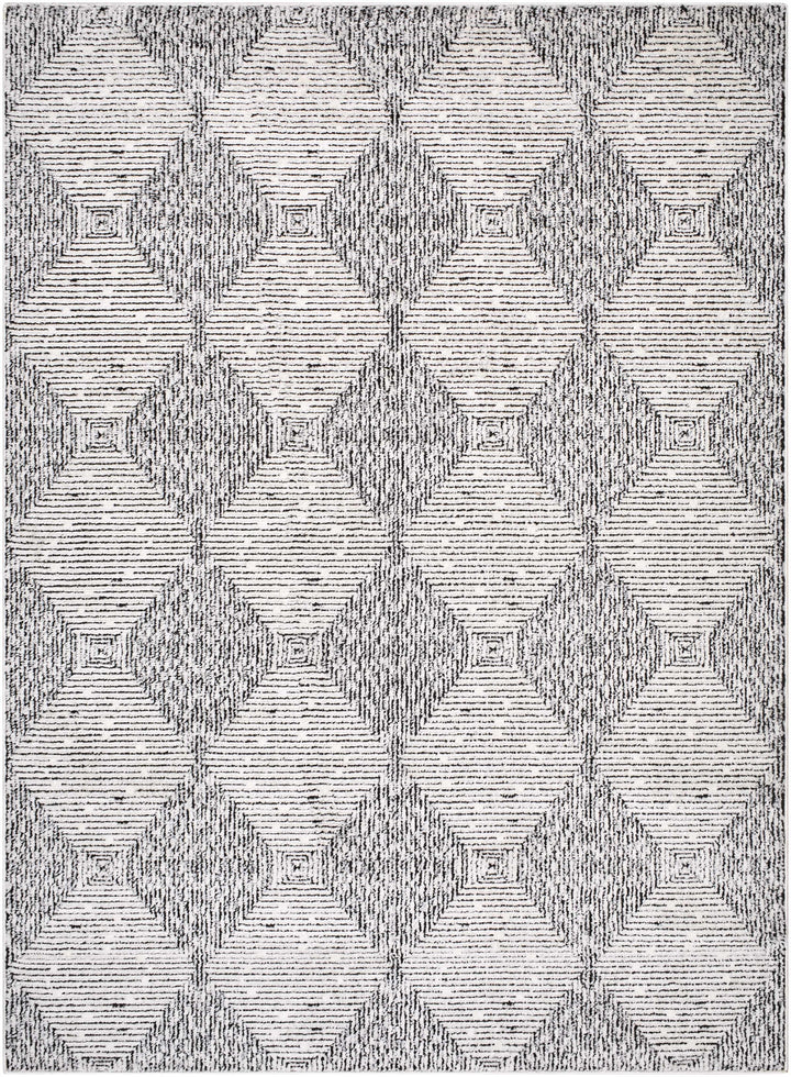 Truda Modern Geometrical Pattern Ivory Rug