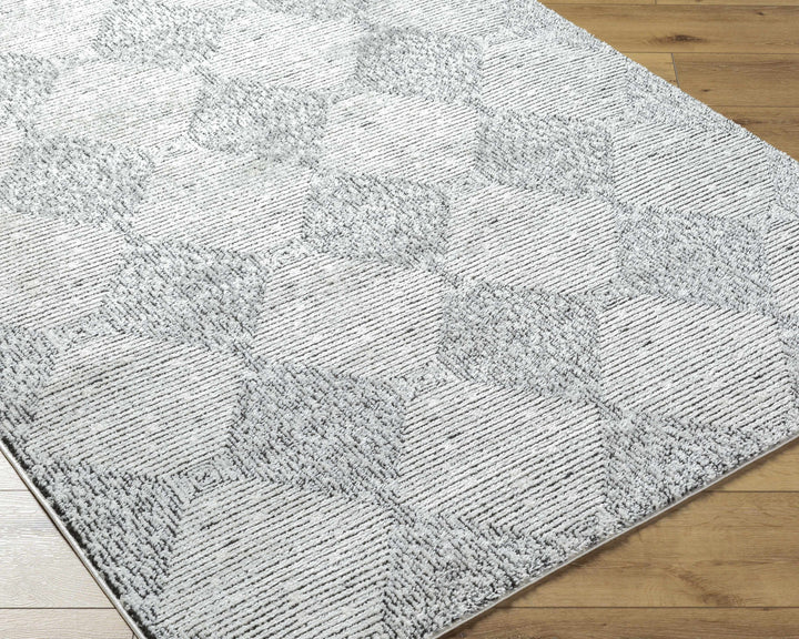 Truda Modern Geometrical Pattern Ivory Rug