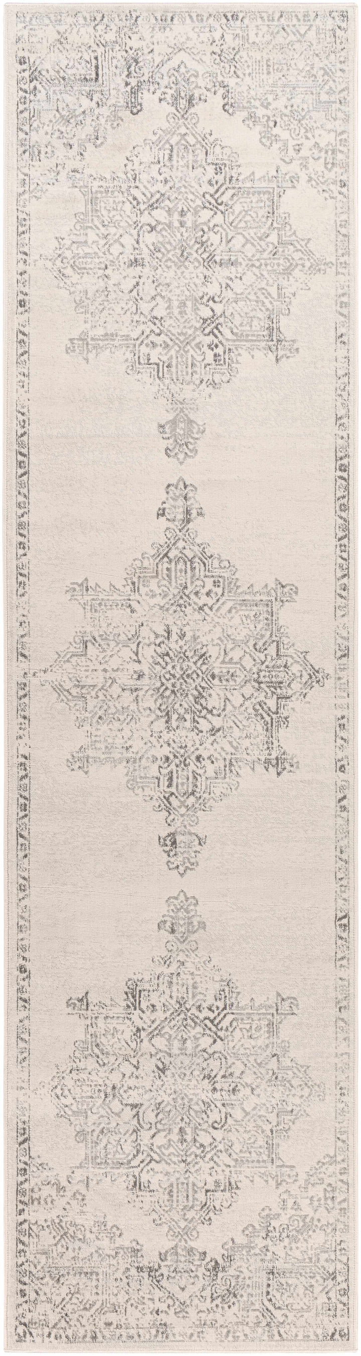 Tamarama Traditional Style Ivory And Gray Area Rug