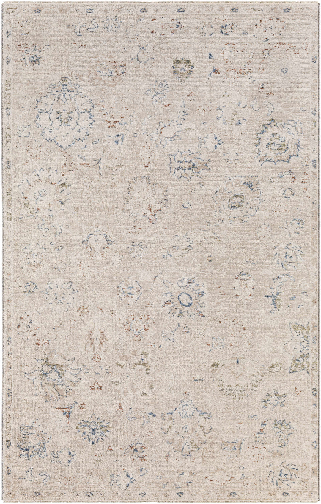 Tinampo Traditional Oushak Beige Rug