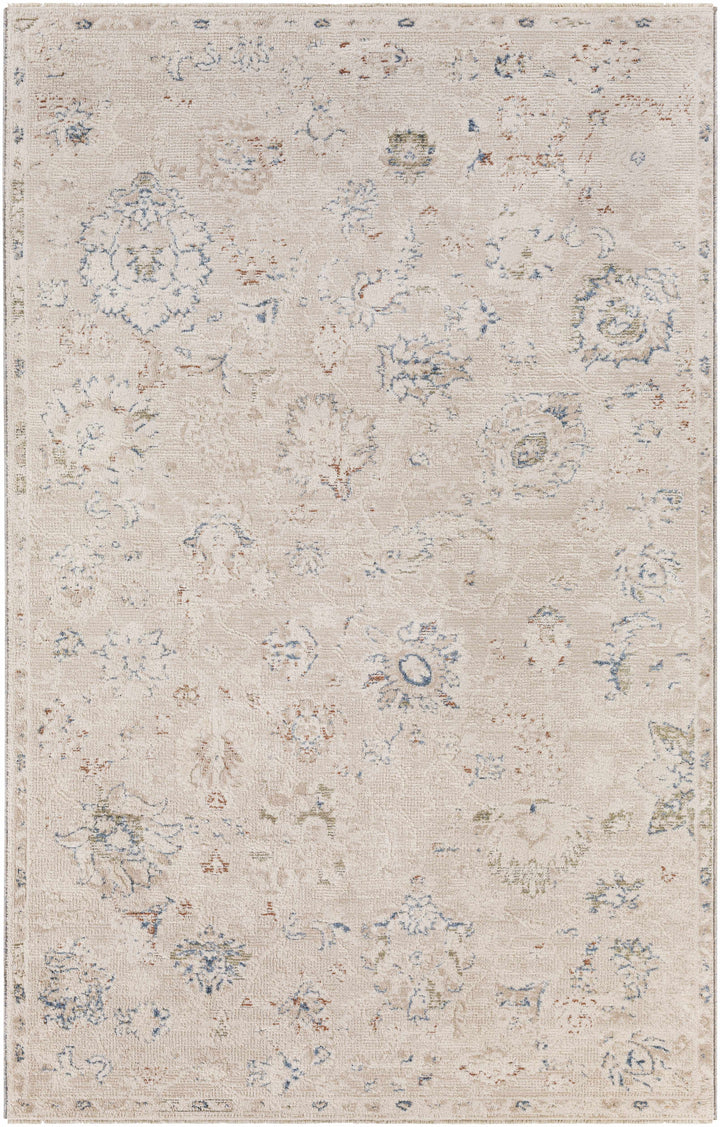 Tinampo Traditional Oushak Beige Rug