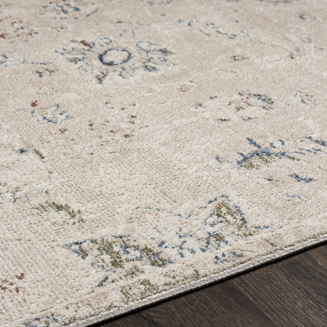 Tinampo Traditional Oushak Beige Rug