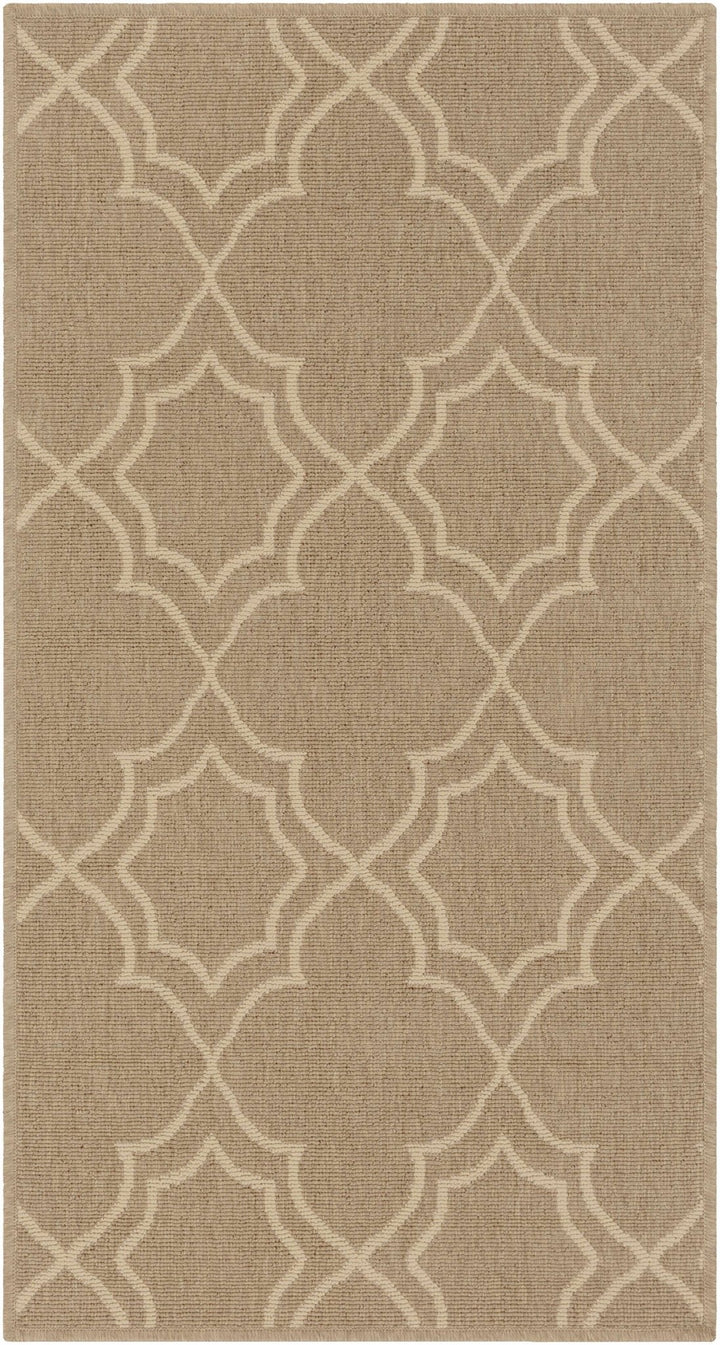 Toledo Contemporary Geometrical Tan And Beige Rug - The Rug Decor