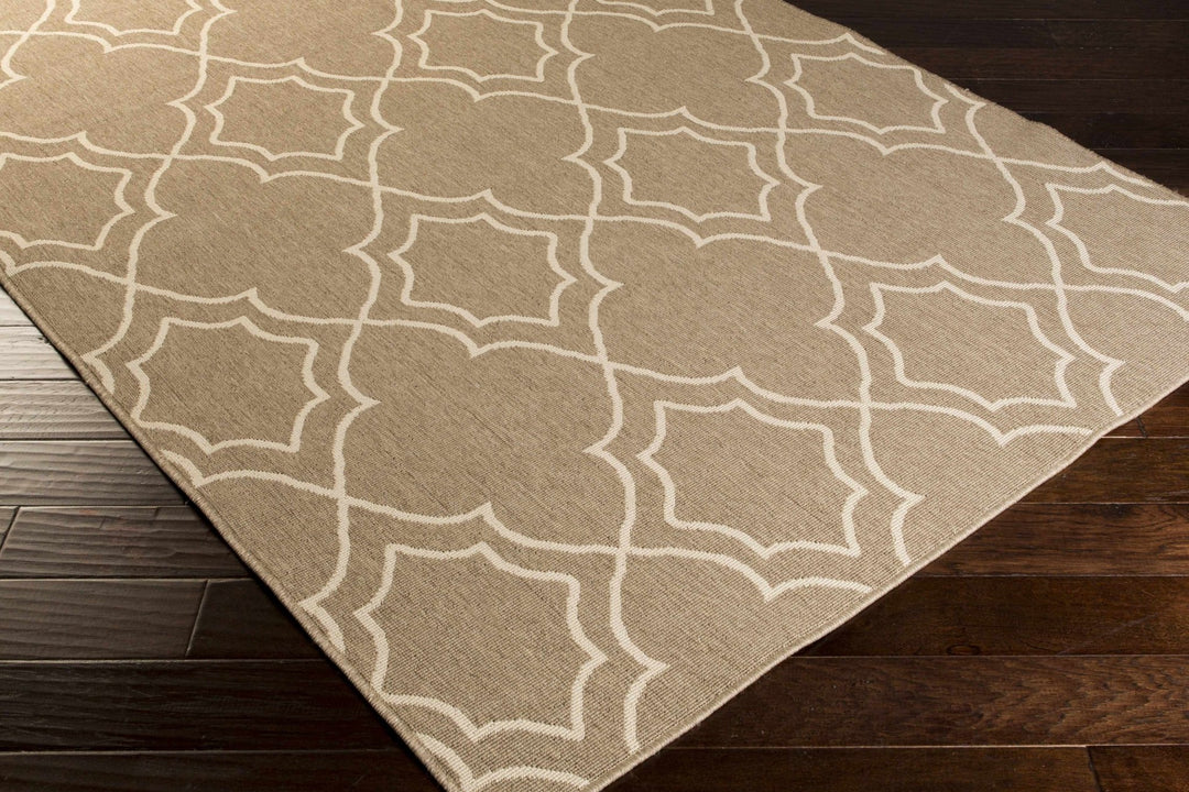 Toledo Contemporary Geometrical Tan And Beige Rug - The Rug Decor
