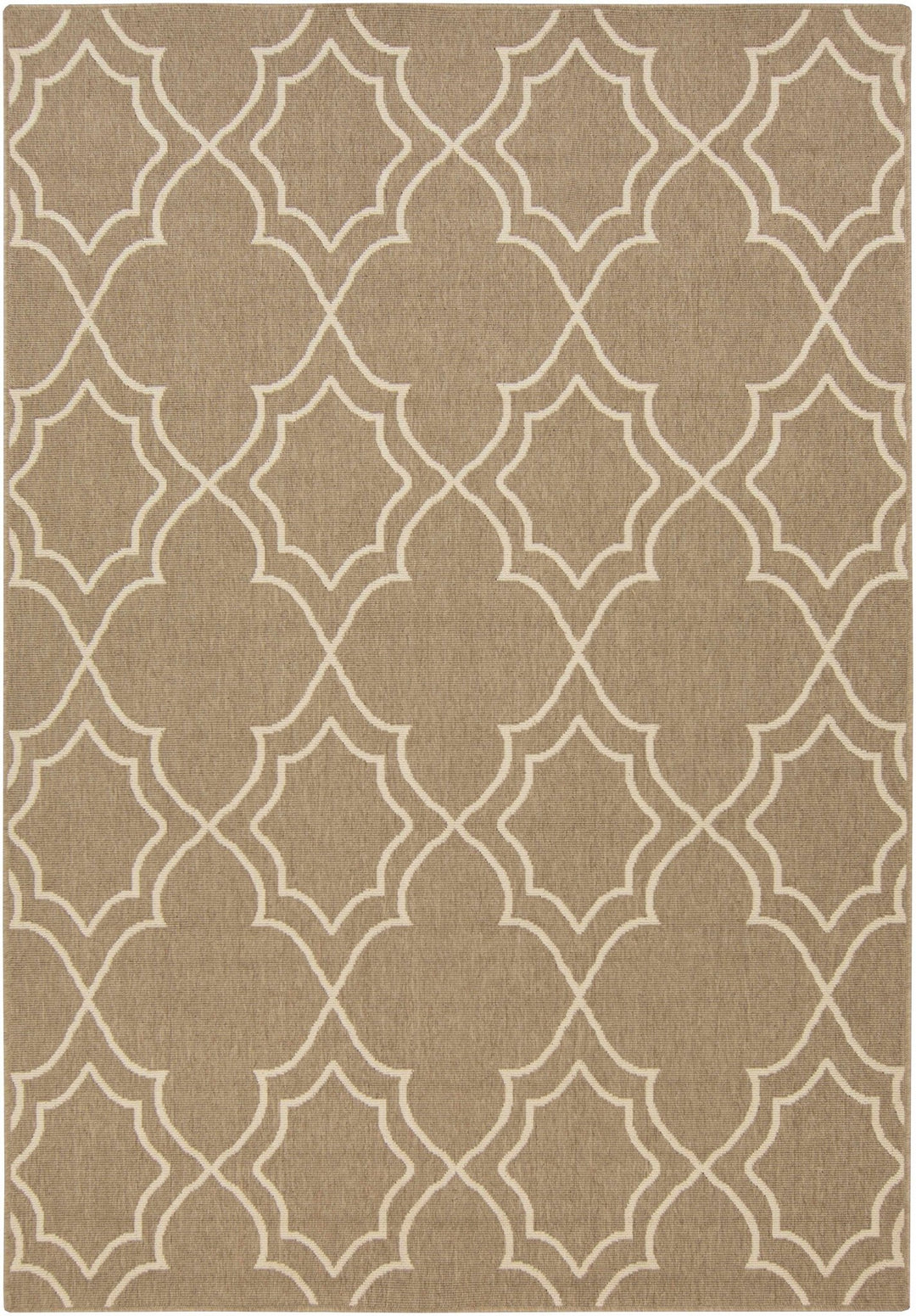 Toledo Contemporary Geometrical Tan And Beige Rug - The Rug Decor