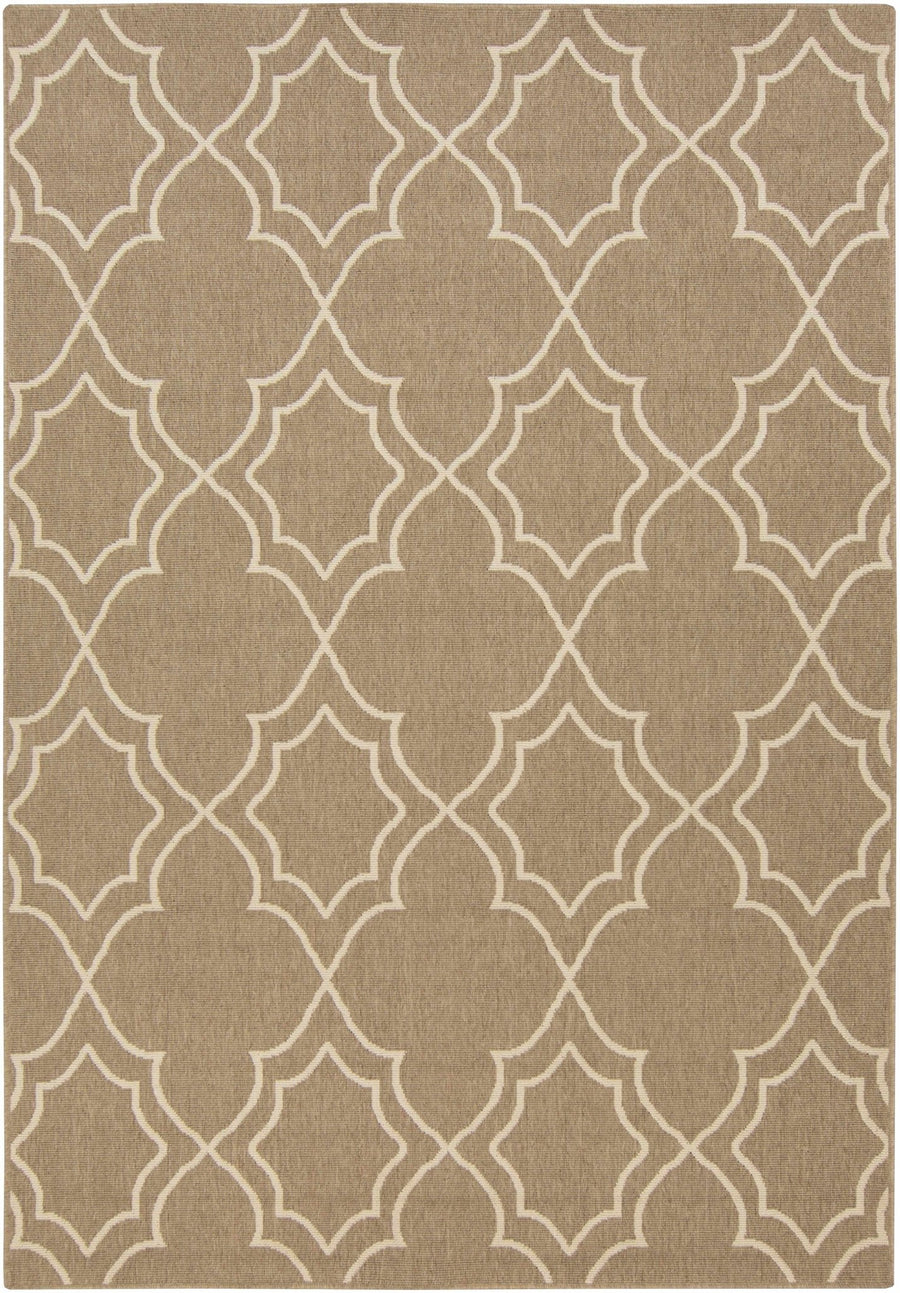 Toledo Contemporary Geometrical Tan And Beige Rug - The Rug Decor