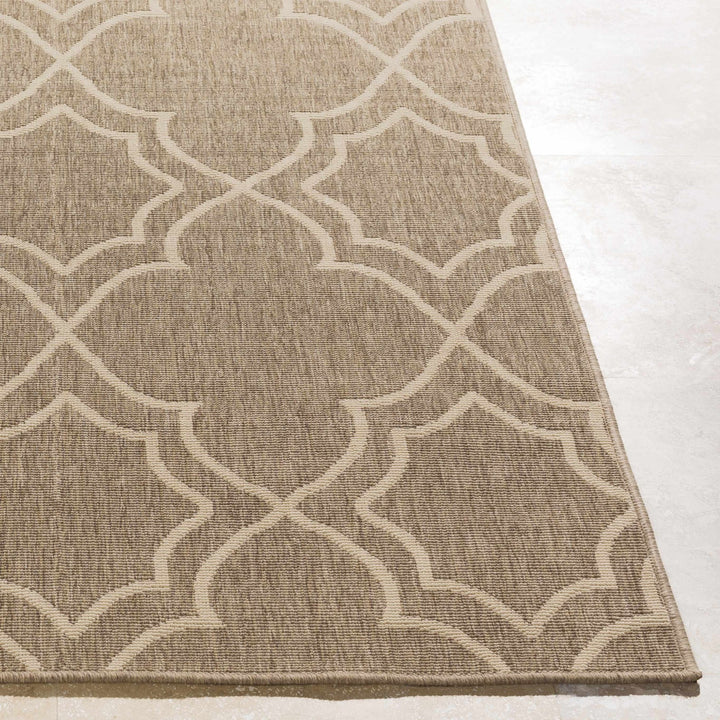 Toledo Contemporary Geometrical Tan And Beige Rug - The Rug Decor