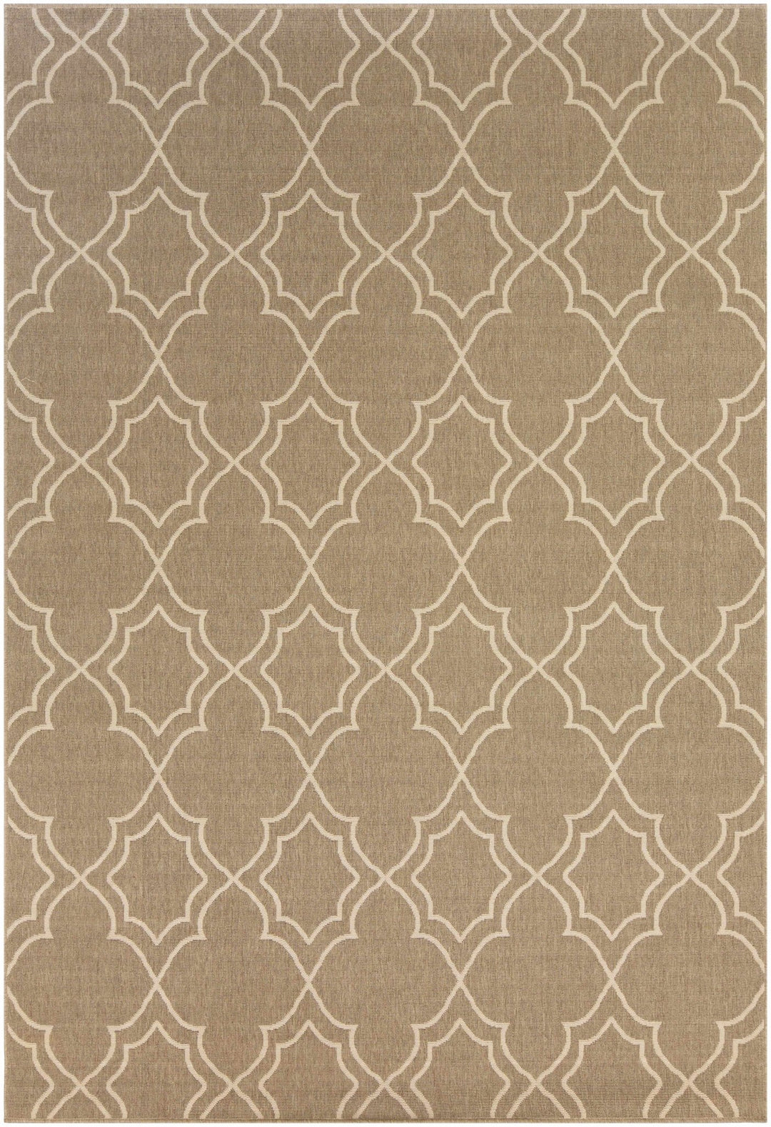 Toledo Contemporary Geometrical Tan And Beige Rug - The Rug Decor
