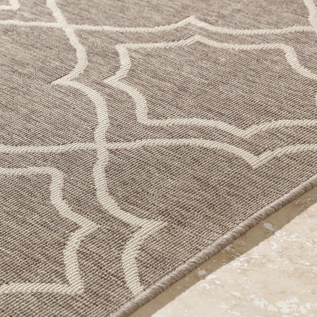 Toledo Contemporary Geometrical Tan And Beige Rug - The Rug Decor