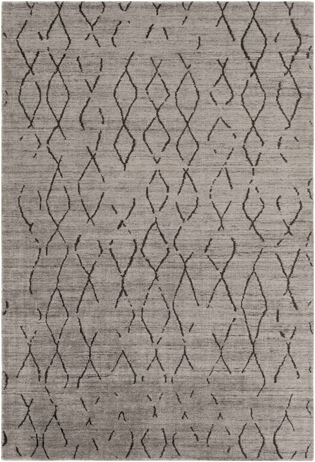 Tomakin Modern Geometrical Design Taupe Hand Loom Area Rug - The Rug Decor