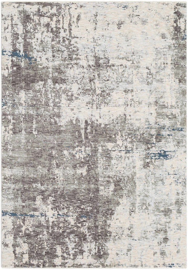 Tonalea Ivory And Gray Modern Abstract Design Area Rug