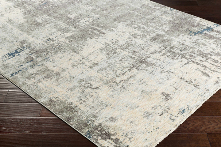Tonalea Ivory And Gray Modern Abstract Design Area Rug