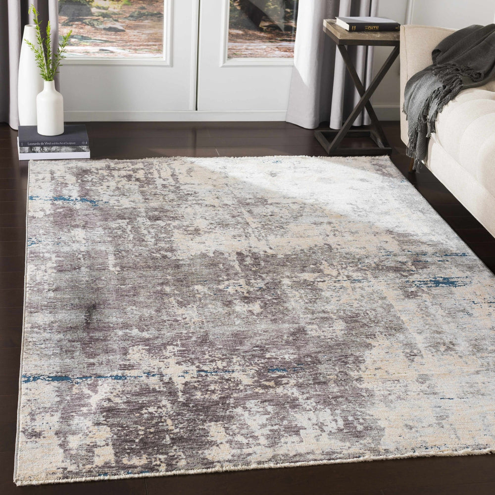 Tonalea Ivory And Gray Modern Abstract Design Area Rug - The Rug Decor