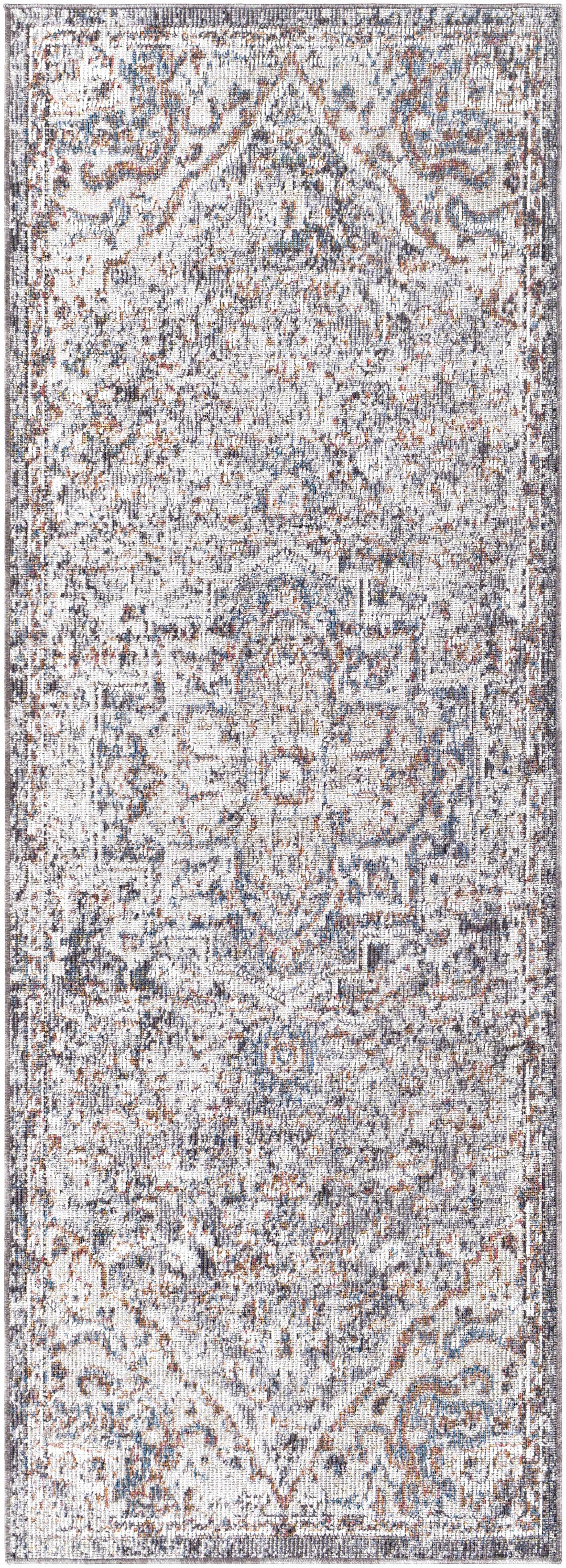 Tongala Traditional Style Gray And Charcoal Outdoor Area Rug