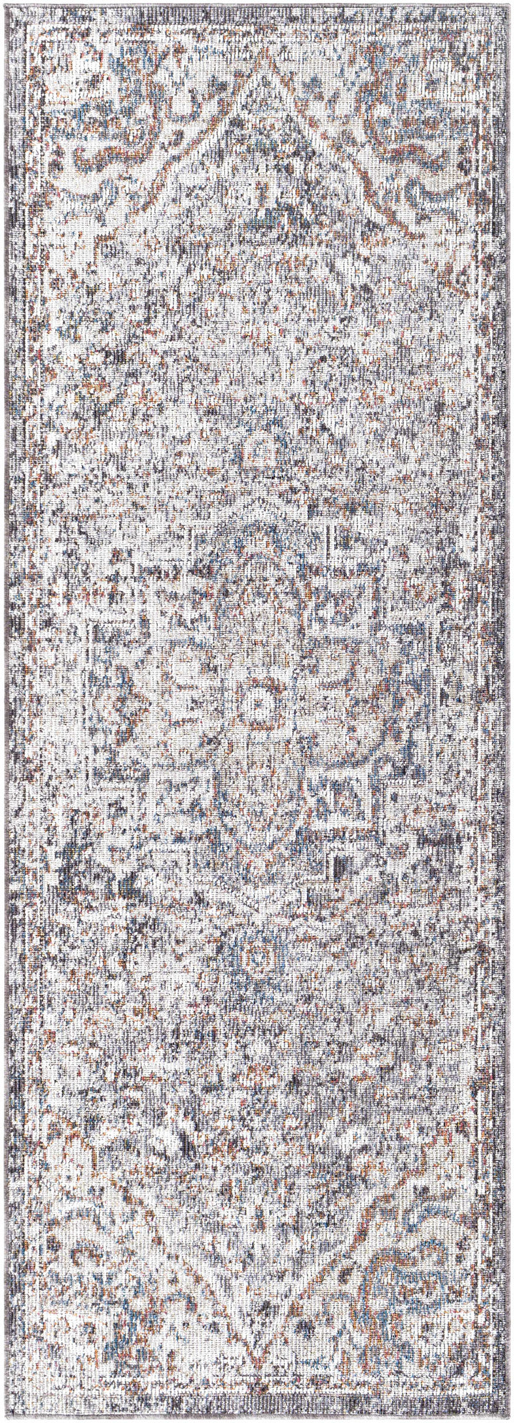 Tongala Traditional Style Gray And Charcoal Outdoor Area Rug