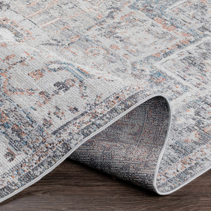 Tongala Traditional Style Gray And Charcoal Outdoor Area Rug