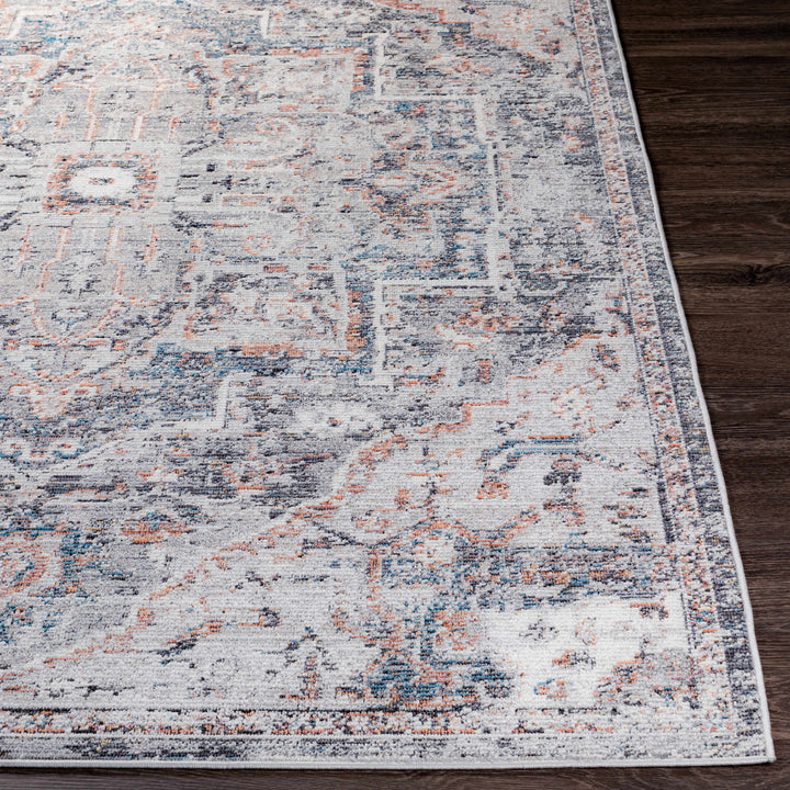 Tongala Traditional Style Gray And Charcoal Outdoor Area Rug