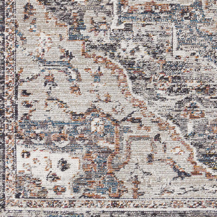 Tongala Traditional Style Gray And Charcoal Outdoor Area Rug