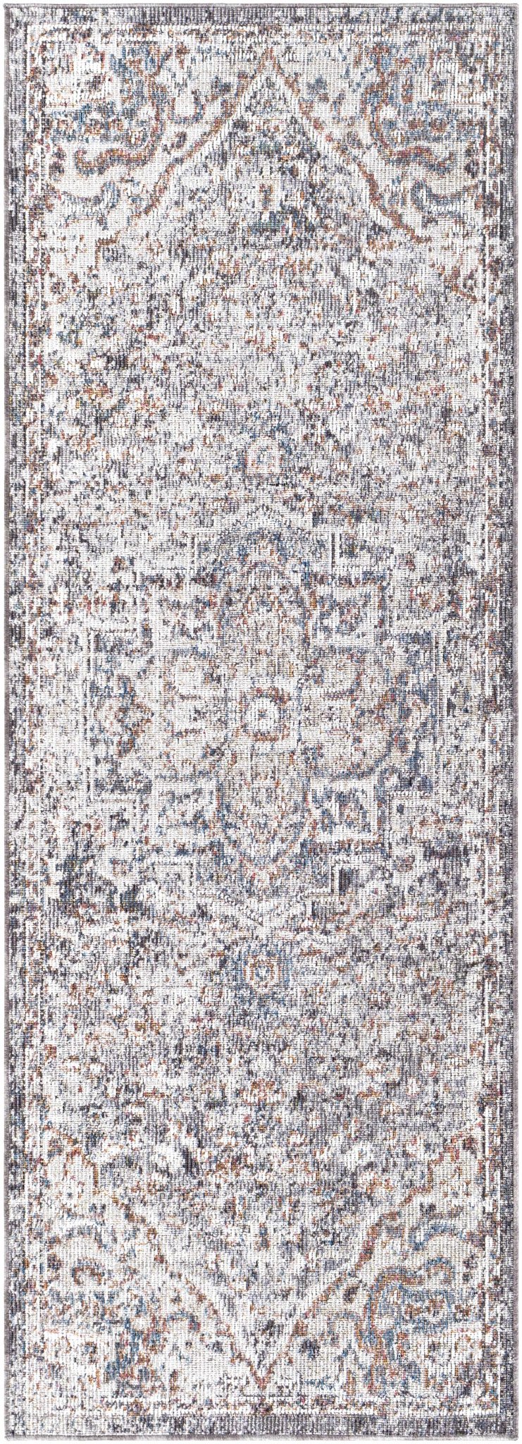 Tongala Traditional Style Gray And Charcoal Outdoor Area Rug - The Rug Decor