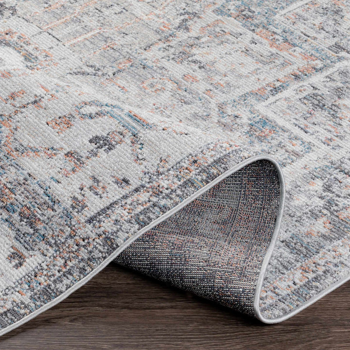 Tongala Traditional Style Gray And Charcoal Outdoor Area Rug - The Rug Decor