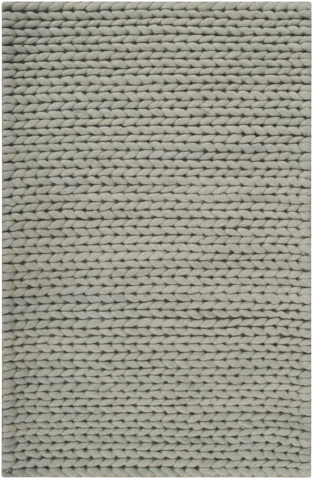 Torrington Green Modern Style Hand Woven Wool Area Rug