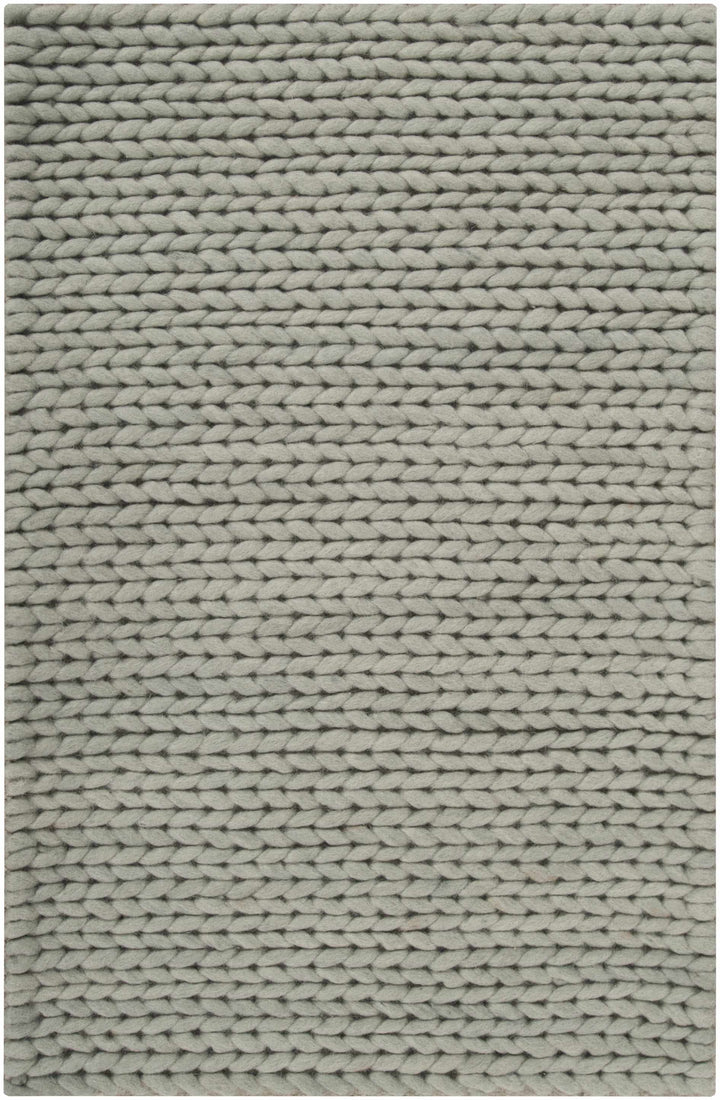 Torrington Green Modern Style Hand Woven Wool Area Rug