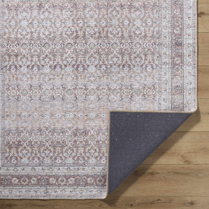 Tosca Traditional Style Rust And Ivory Washable Area Rug - The Rug Decor