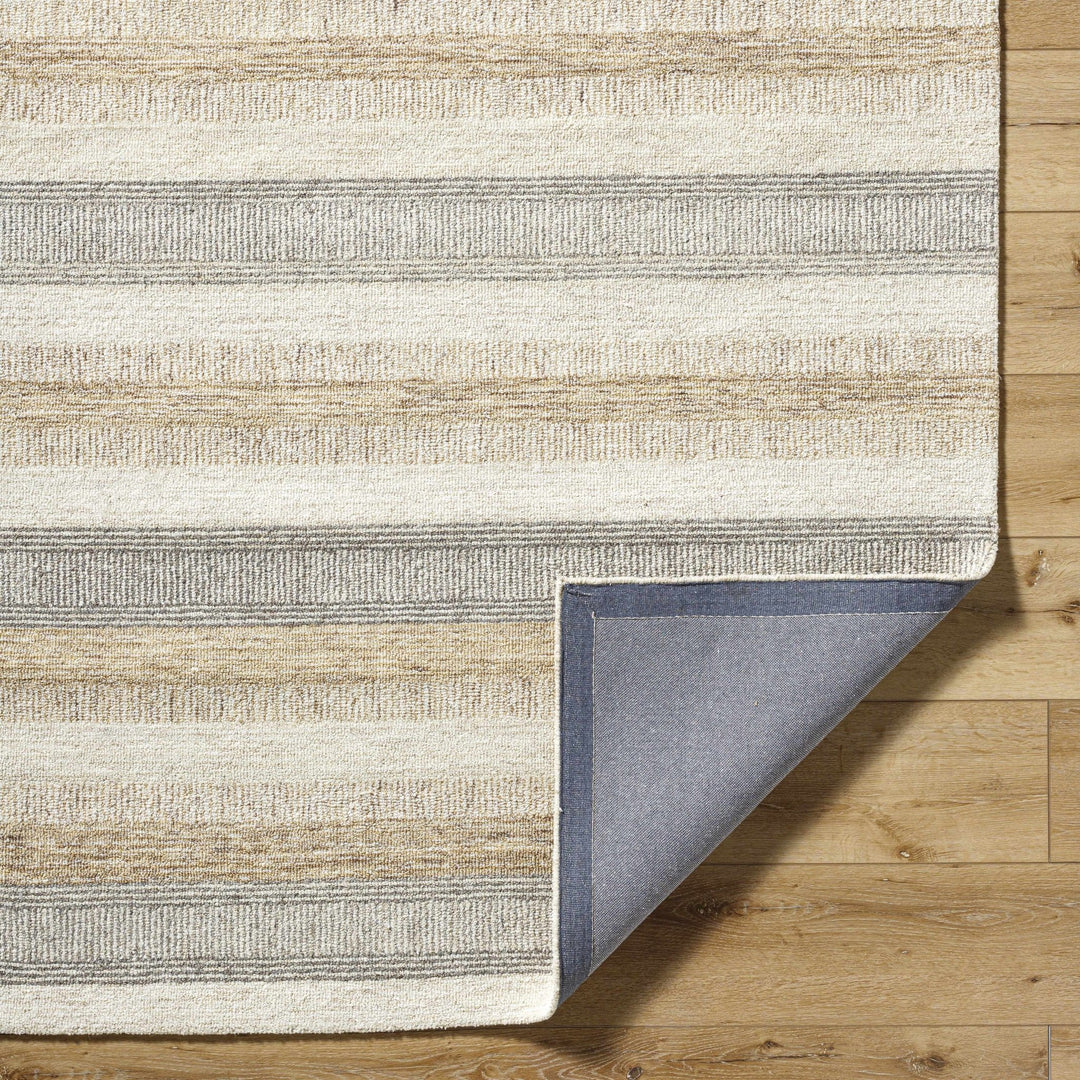 Touca Contemporary Ivory And Gray Area Rug - The Rug Decor