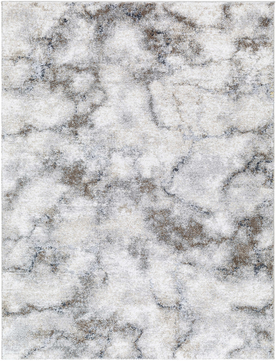 Titan Modern Style Silver And Gray Area Rug