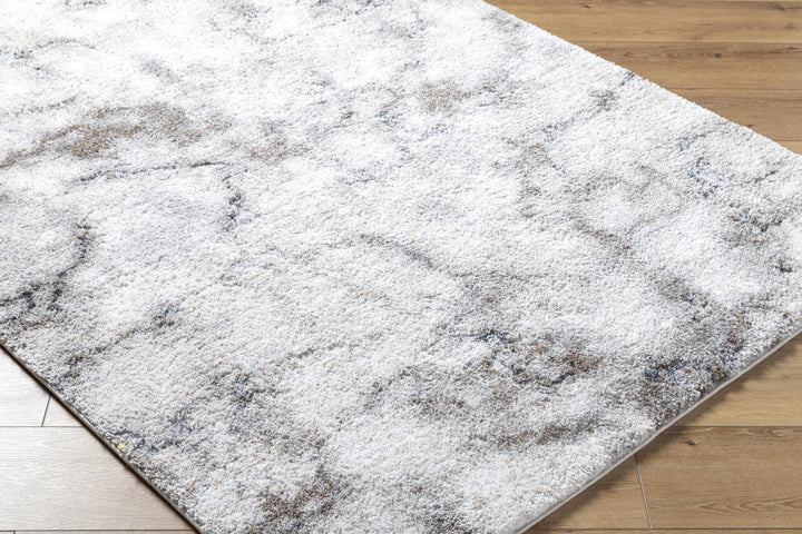 Titan Modern Style Silver And Gray Area Rug