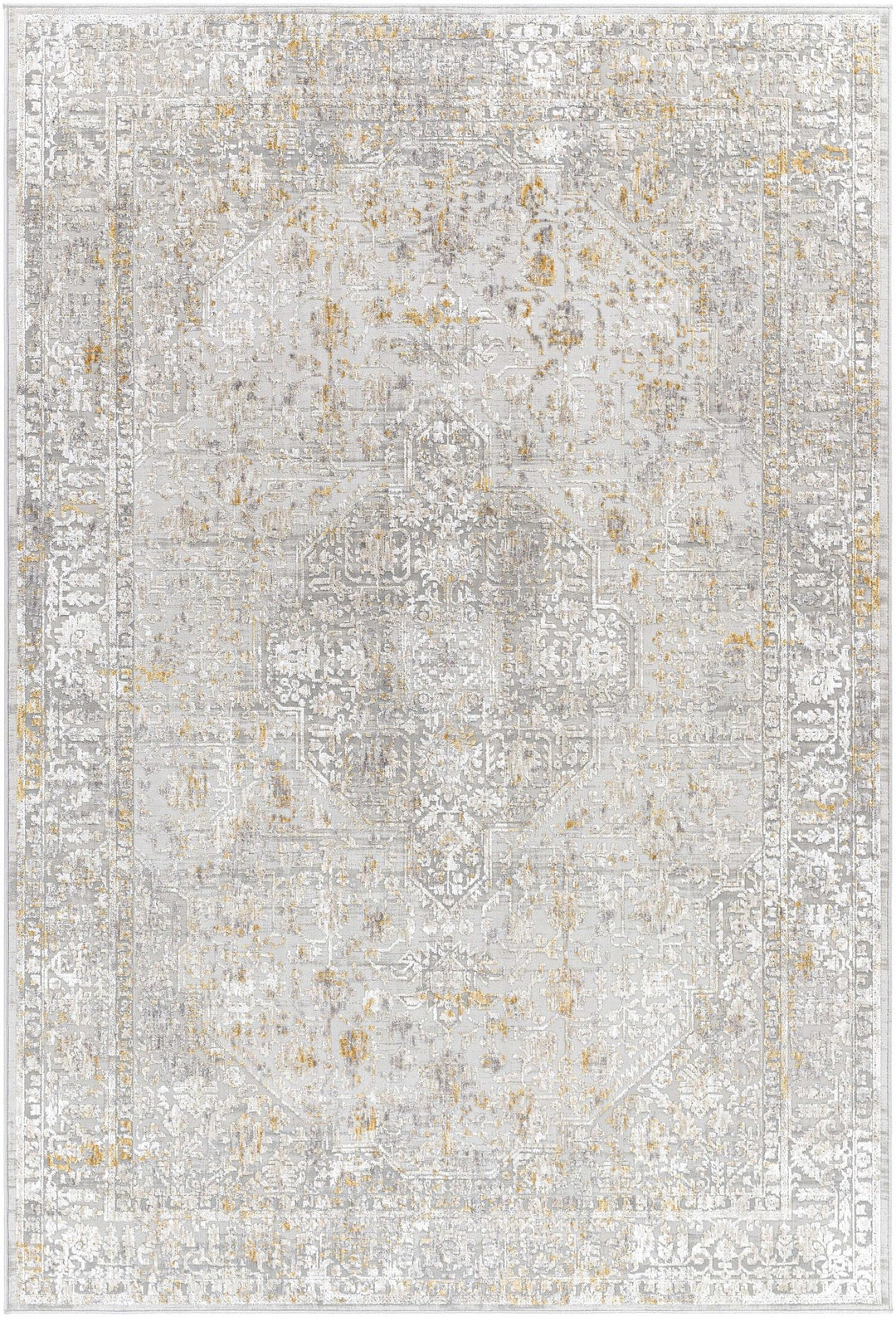 Traditional Beige Machine Woven Area Rug - The Rug Decor