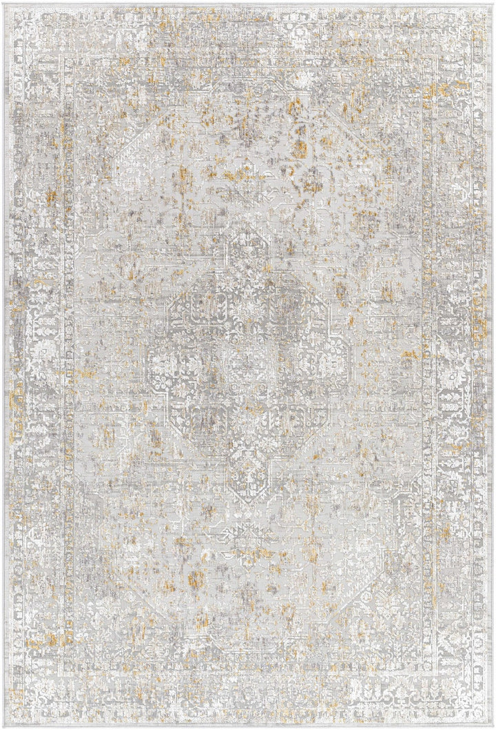 Traditional Beige Machine Woven Area Rug - The Rug Decor
