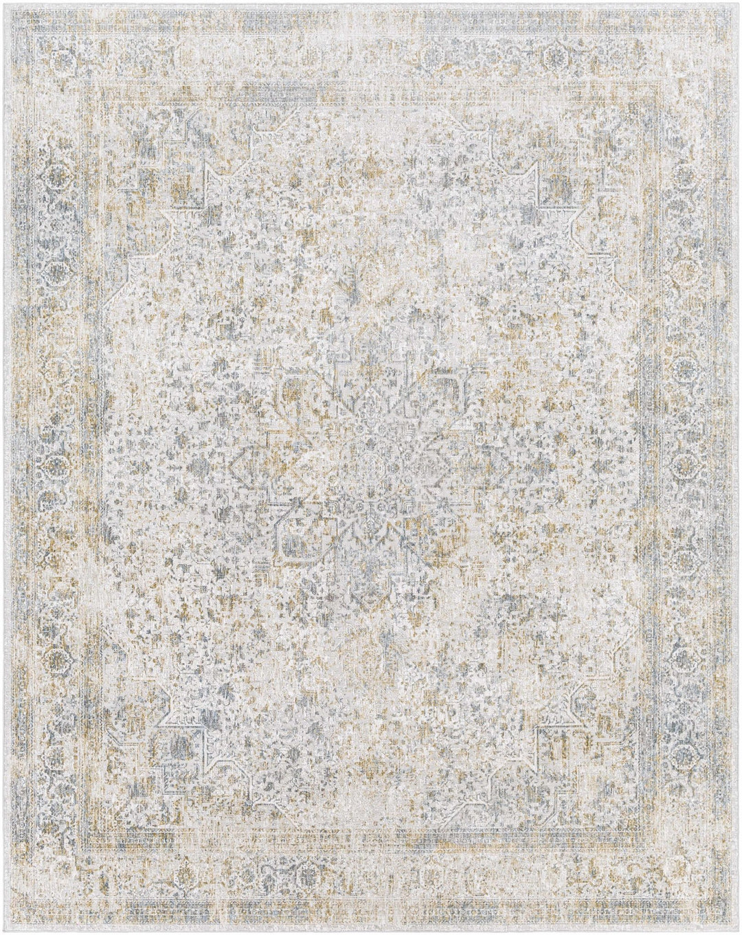 Traditional Beige Machine Woven Area Rug - The Rug Decor