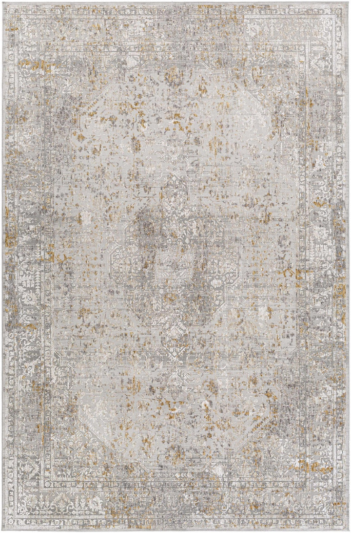 Traditional Beige Machine Woven Area Rug - The Rug Decor