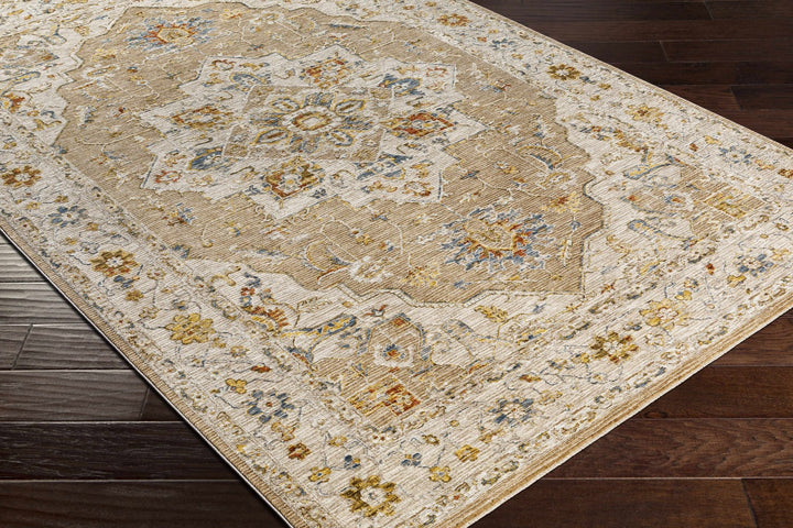 Traditional Beige Oushak Design Rug - The Rug Decor