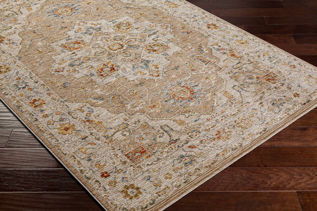 Traditional Beige Oushak Design Rug - The Rug Decor