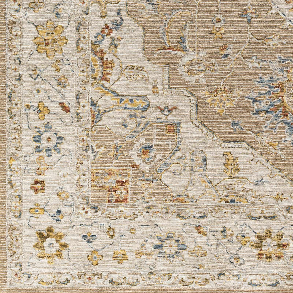 Traditional Beige Oushak Design Rug - The Rug Decor