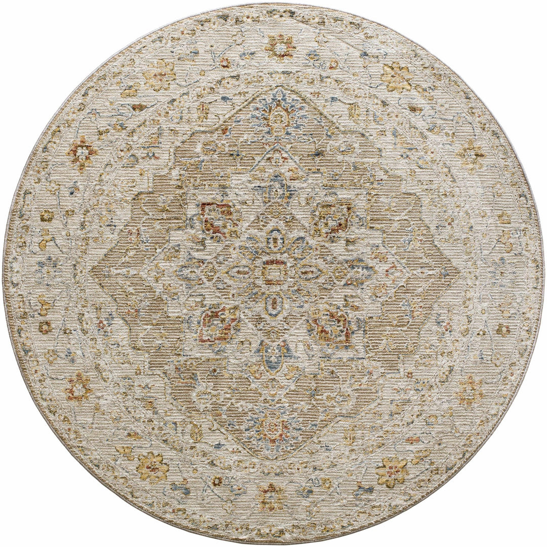 Traditional Beige Oushak Design Rug - The Rug Decor