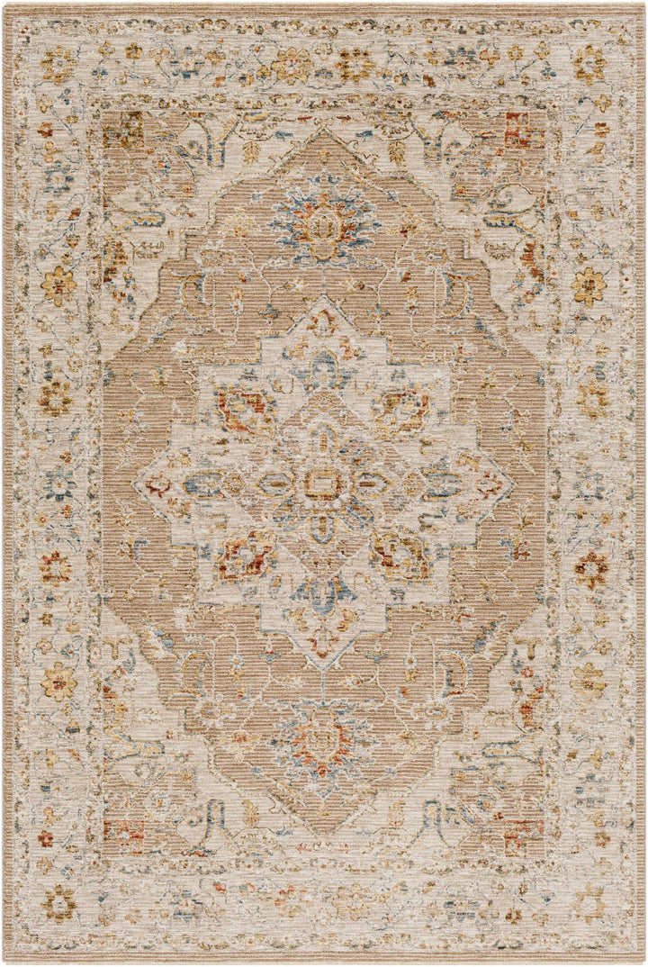 Traditional Beige Oushak Design Rug - The Rug Decor
