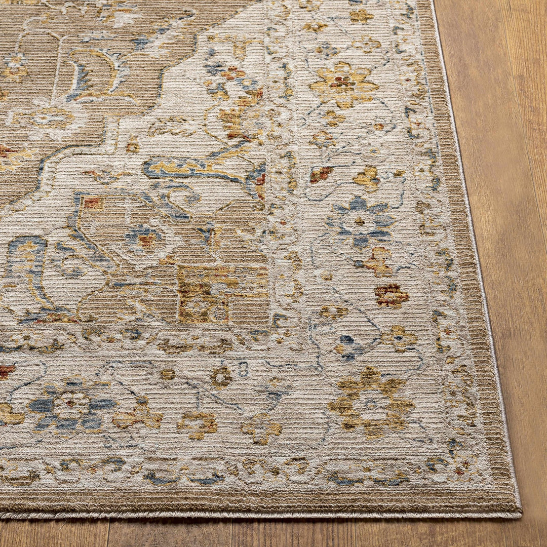 Traditional Beige Oushak Design Rug - The Rug Decor