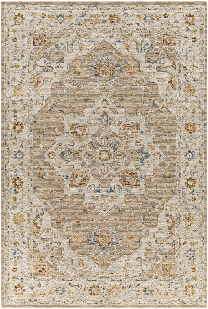 Traditional Beige Oushak Design Rug - The Rug Decor