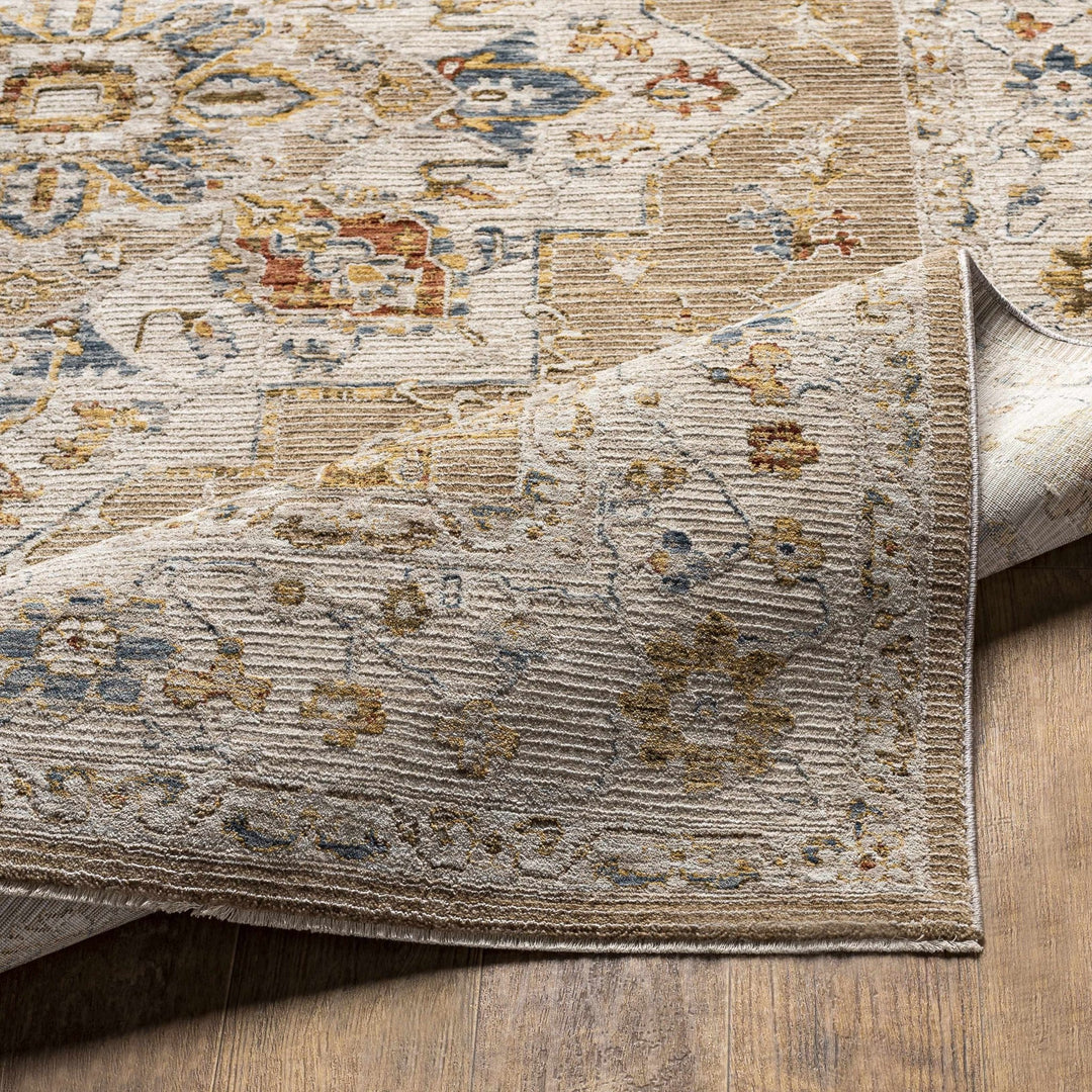 Traditional Beige Oushak Design Rug - The Rug Decor