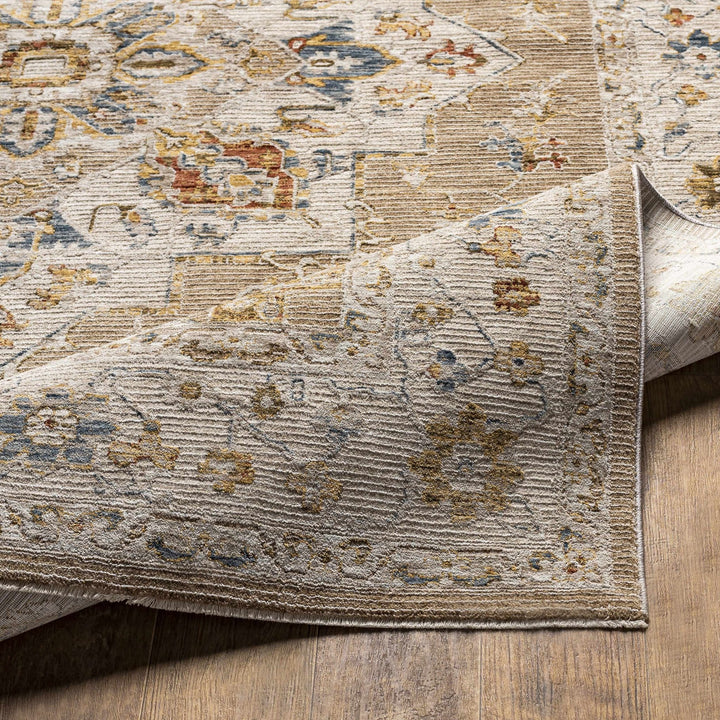 Traditional Beige Oushak Design Rug - The Rug Decor