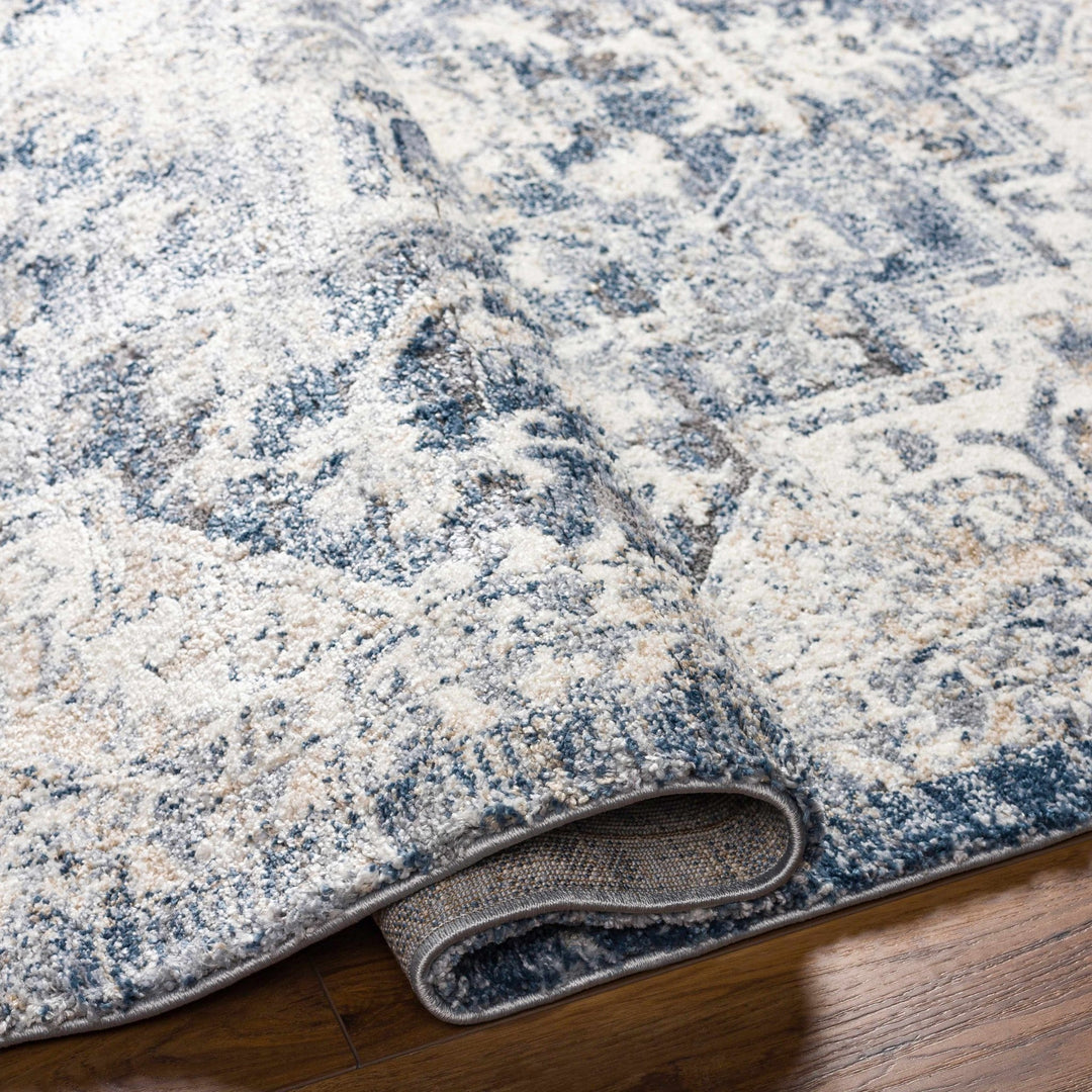 Traditional Charcoal And Ivory Rug - The Rug Decor
