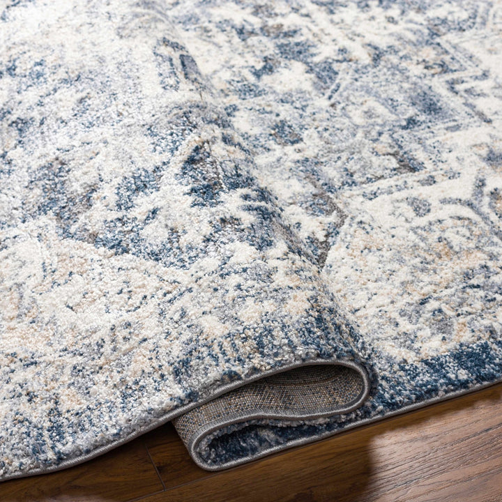 Traditional Charcoal And Ivory Rug - The Rug Decor