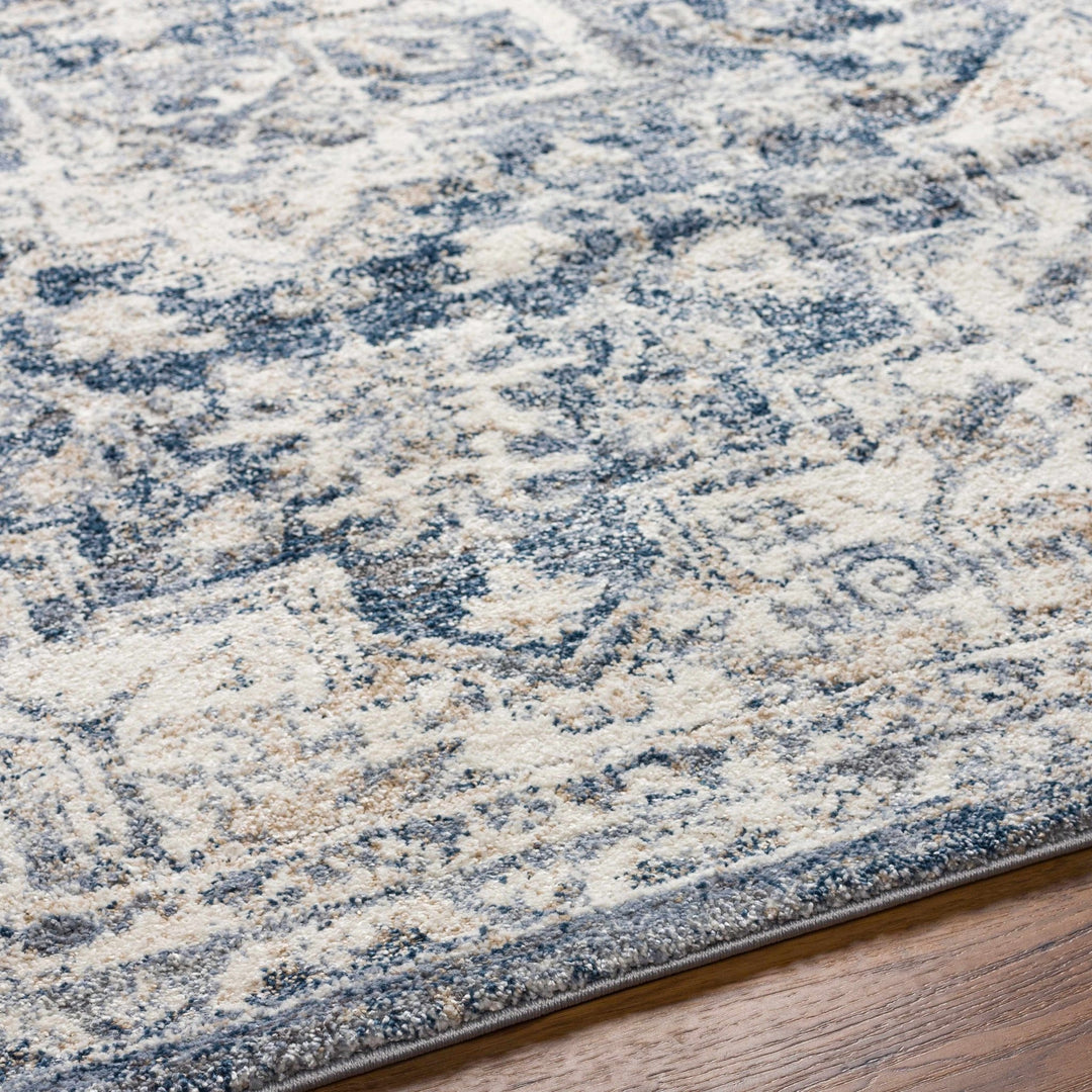 Traditional Charcoal And Ivory Rug - The Rug Decor