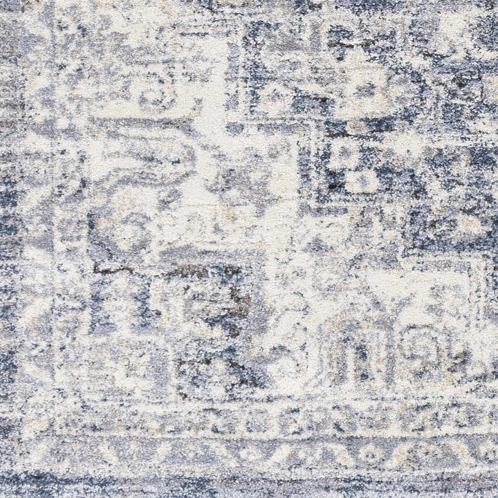 Traditional Charcoal And Ivory Rug - The Rug Decor