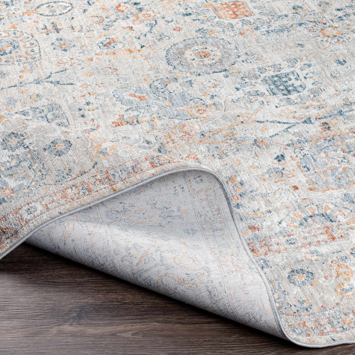 Traditional Design Beige Oushak Machine Woven Rug - The Rug Decor