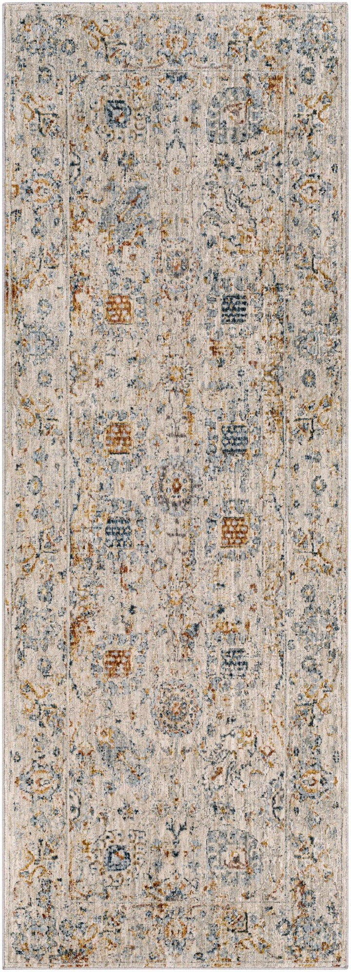 Traditional Design Beige Oushak Machine Woven Rug - The Rug Decor