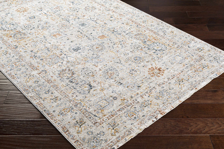 Traditional Design Beige Oushak Machine Woven Rug - The Rug Decor